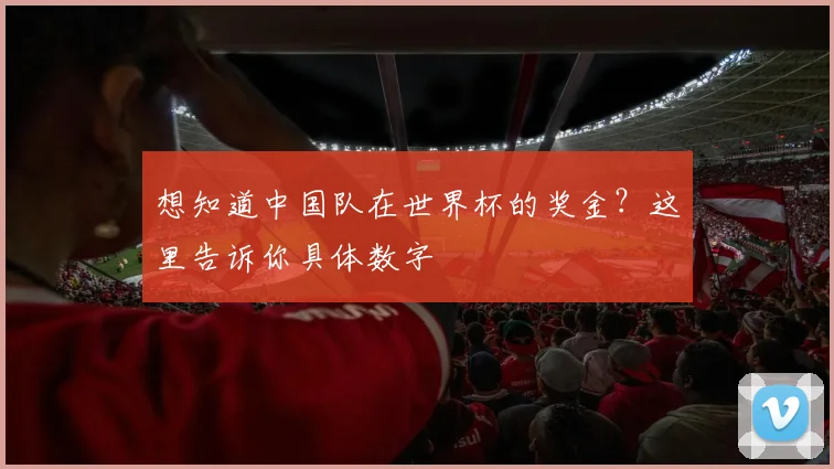 想知道中国队在世界杯的奖金?这里告诉你具体数字