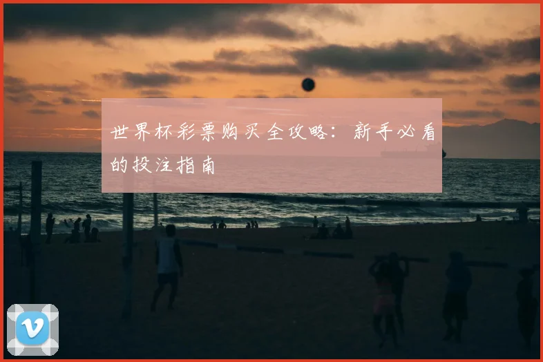 世界杯彩票购买全攻略:新手必看的投注指南